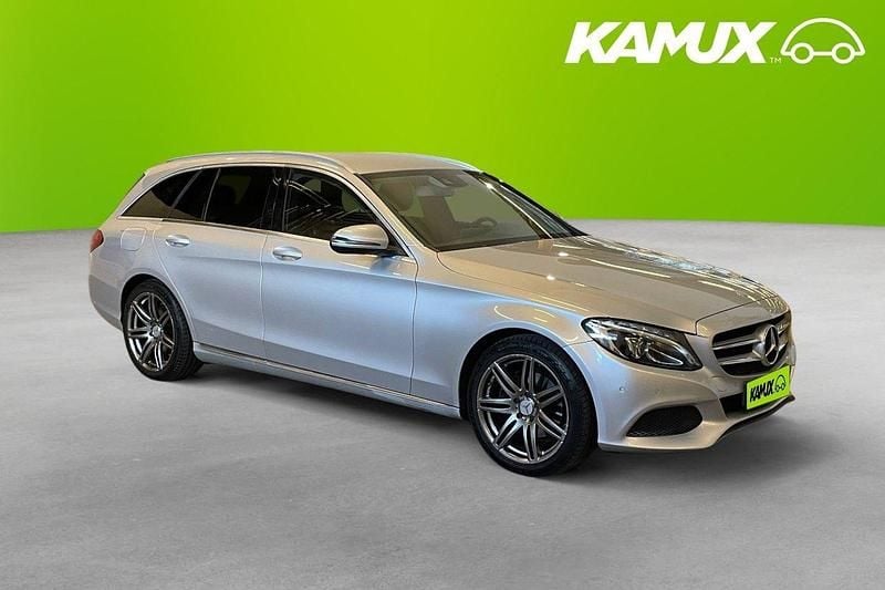 Silver (grå) Begagnad 2016 Mercedes C220 Avantgarde Kombi | 184 900 kr (Marknadspris) - Bild 1/3