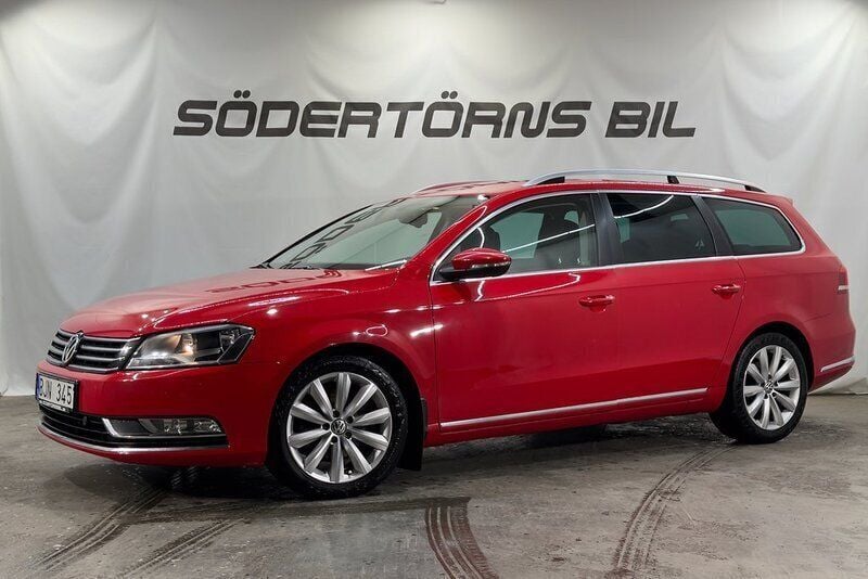 Röd Begagnad 2011 VW Passat Kombi | 89 900 kr (Marknadspris) - Bild 1/4