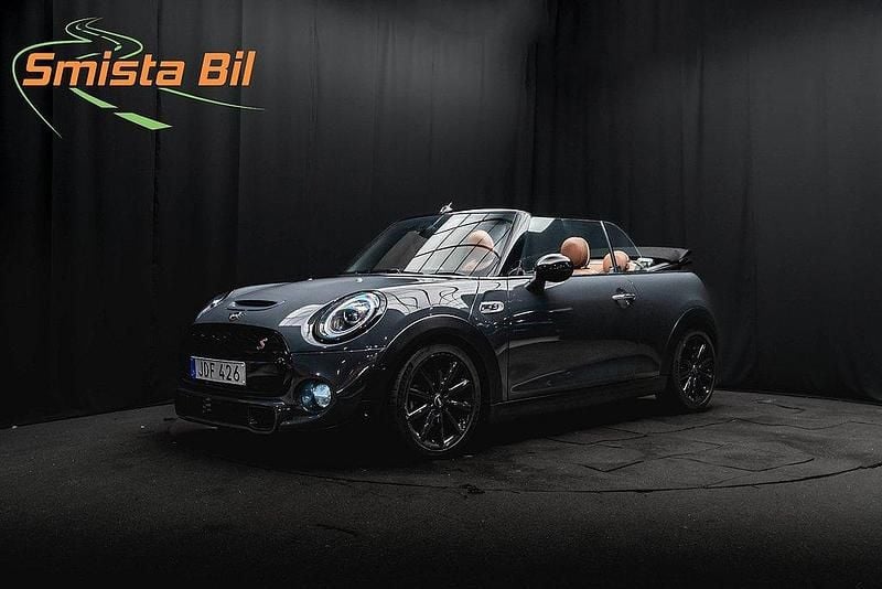 Grå Begagnad 2018 Mini Cooper S Cabriolet Chili Cab | 238 900 kr (Marknadspris) - Bild 1/3