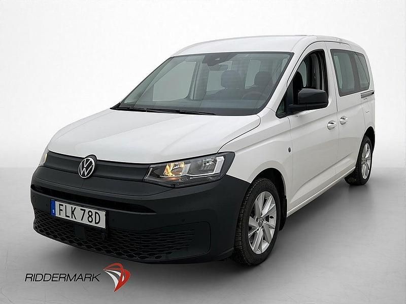 Begagnad VW Caddy 122 HK (89 kW) 2021 Vit Minibuss