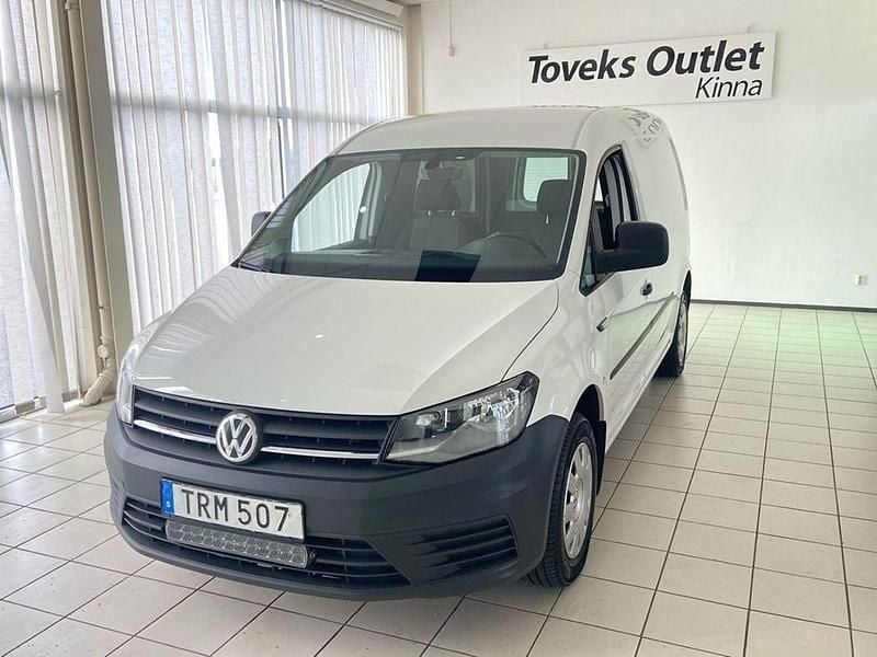 Vit Begagnad 2018 VW Caddy Maxi Minibuss | 124 900 kr (Marknadspris) - Bild 1/4