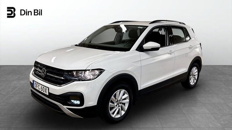 Vit Begagnad 2022 VW T-Cross Life SUV | 189 900 kr (Marknadspris) - Bild 1/4
