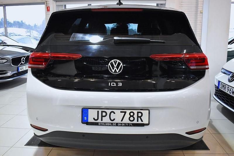 Begagnad VW ID.3 Pro 150 kW (204 HK) 2022 Vit Halvkombi
