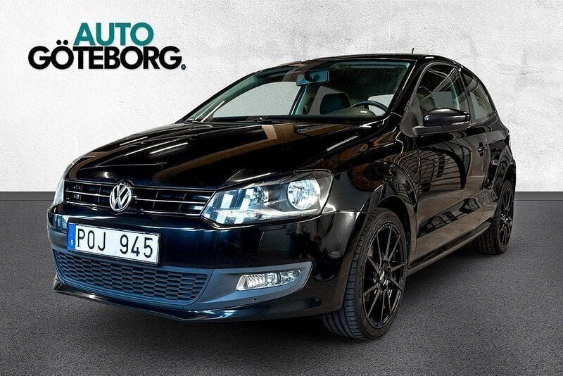 Svart Begagnad 2011 VW Polo Black Edition Halvkombi | 49 500 kr (Marknadspris) - Bild 1/3