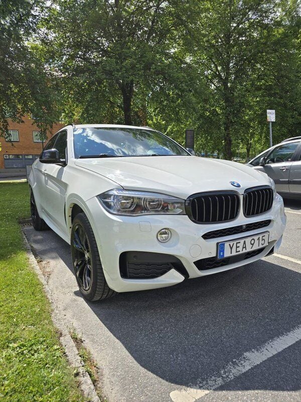 Vit Begagnad 2016 BMW X6 M Sport SUV | 339 000 kr (Bra pris) - Bild 1/4