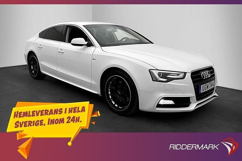 Vit Begagnad 2014 Audi A5 Halvkombi | 139 900 kr (Marknadspris) - Bild 1/3