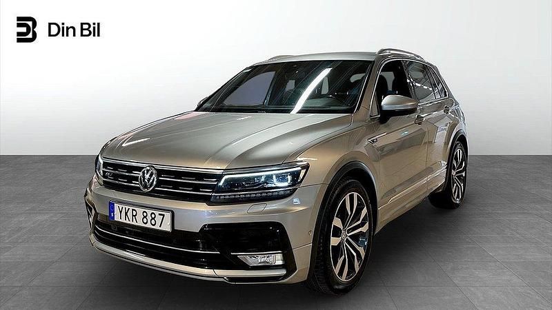 Silver Begagnad 2017 VW Tiguan Highline SUV | 209 000 kr (Marknadspris) - Bild 1/4