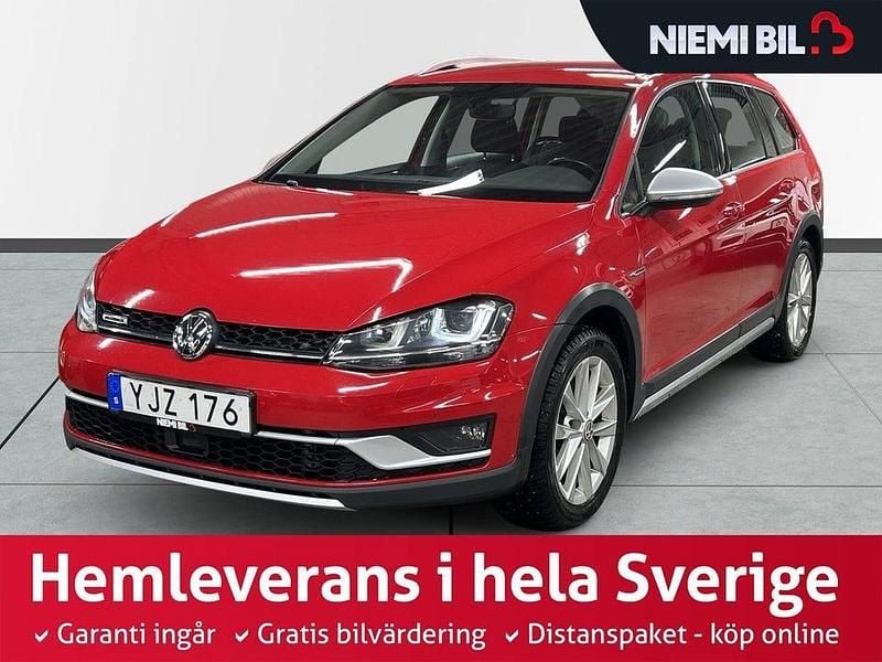 Röd Begagnad 2017 VW Golf Alltrack Kombi | 219 900 kr (Marknadspris) - Bild 1/3
