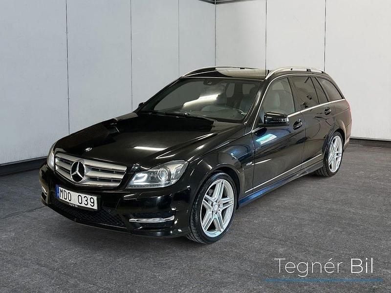 Svart Begagnad 2012 Mercedes C180 AMG Kombi | 114 900 kr (Marknadspris) - Bild 1/4