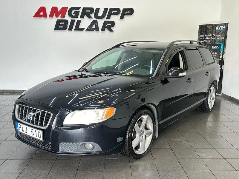Svart Begagnad 2008 Volvo V70 Momentum Kombi | 59 900 kr (Marknadspris) - Bild 1/4