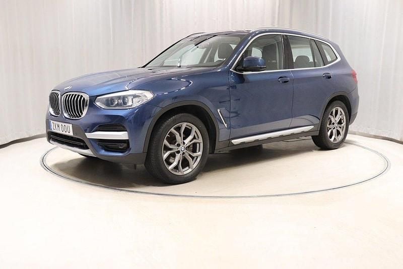 Blå Begagnad 2021 BMW X3 SUV | 359 800 kr (Superpris) - Bild 1/4