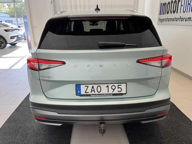 Begagnad Skoda Enyaq iV 194 kW (265 HK) 2022 Silver SUV