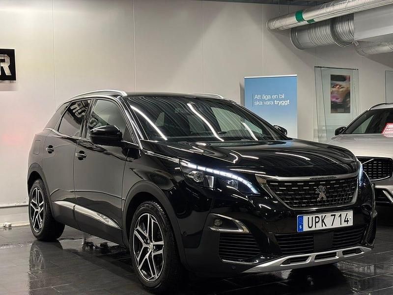 Begagnad Peugeot 3008 GT-line 131 HK (96 kW) 2018 Svart SUV