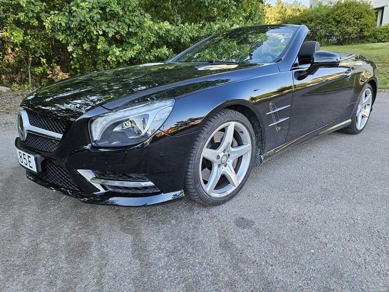 Svart Begagnad 2014 Mercedes SL500 AMG Cab | 495 000 kr - Bild 1/4