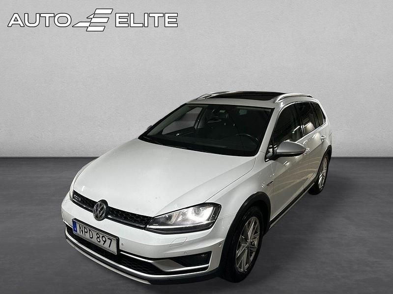 Vit Begagnad 2015 VW Golf Alltrack Kombi | 88 800 kr (Marknadspris) - Bild 1/4