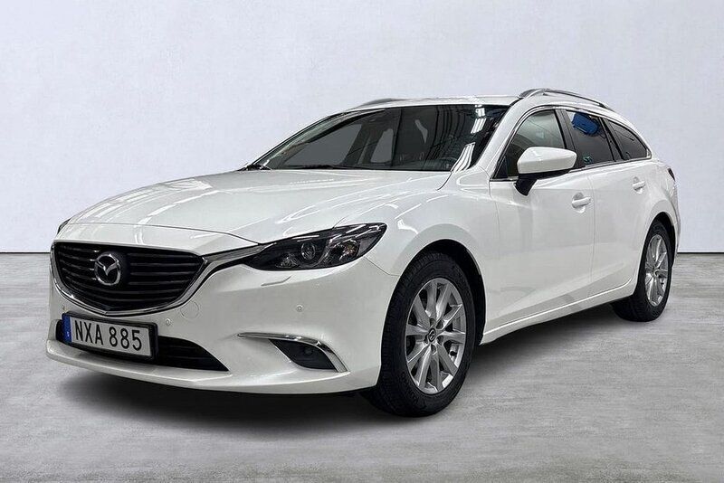 Vit Begagnad 2015 Mazda 6 Kombi | 149 900 kr - Bild 1/4