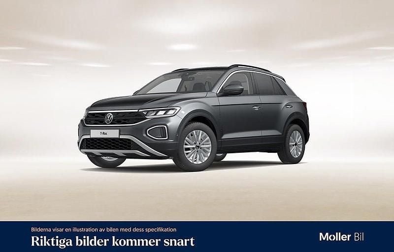 Grå Begagnad 2023 VW T-Roc SUV | 209 900 kr (Bra pris) - Bild 1/4