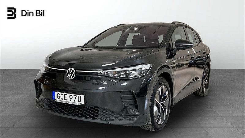 Mörkgrå (mangan grey metallic) Begagnad 2022 VW ID.4 Pro Performance SUV | 319 900 kr (Marknadspris) - Bild 1/4