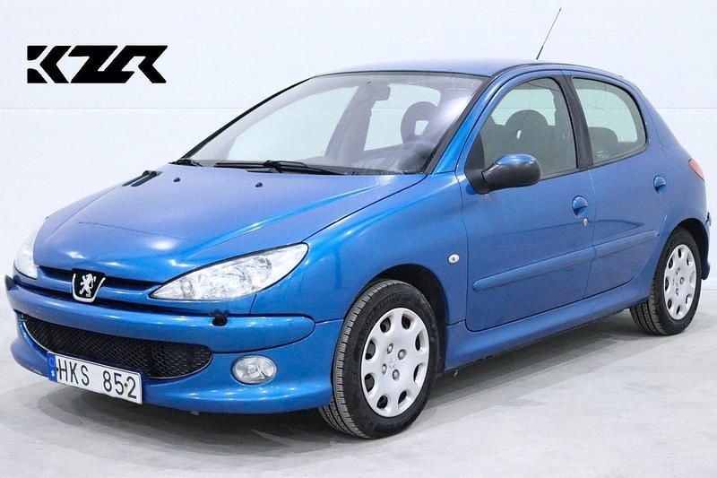 Blå Begagnad 2008 Peugeot 206 Halvkombi | 14 900 kr (Marknadspris) - Bild 1/4