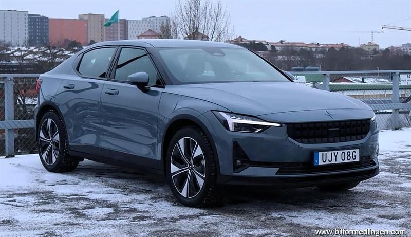 Grå samma som bilen Begagnad 2023 Polestar 2 Long Range Single Motor Halvkombi | 308 900 kr (Superpris) - Bild 1/4
