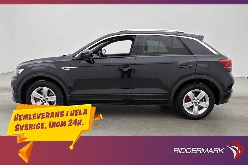 Svart Begagnad 2019 VW T-Roc R-line SUV | 299 900 kr (Marknadspris) - Bild 1/3