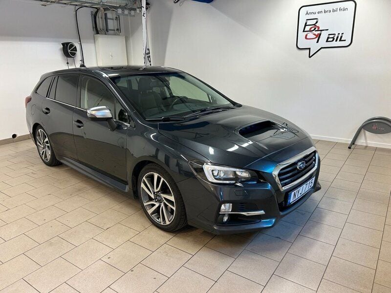 Mörkgrå Begagnad 2016 Subaru Levorg GT Kombi | 159 500 kr (Marknadspris) - Bild 1/4