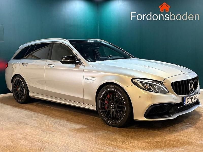 Silver Begagnad 2017 Mercedes C63S AMG AMG Kombi | 469 900 kr (Marknadspris) - Bild 1/4