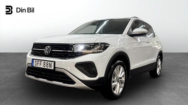 Vit Ny 2024 VW T-Cross Life SUV | 269 900 kr (Marknadspris) - Bild 1/4