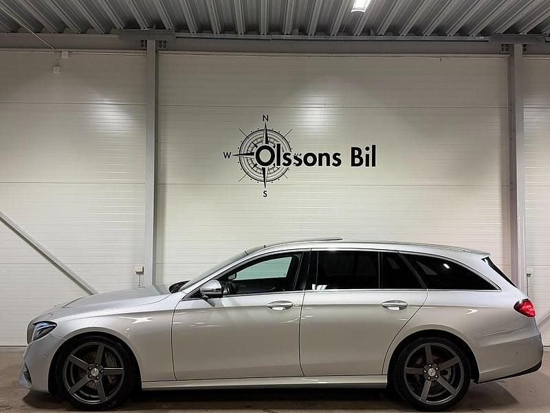 Begagnad Mercedes E220 AMG 194 HK (142 kW) 2017 Silver Kombi
