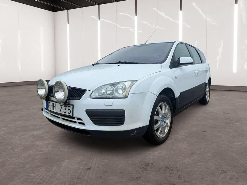 Vit Begagnad 2007 Ford Focus Kombi | 18 900 kr (Lite dyr) - Bild 1/4