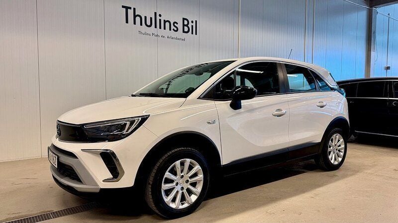 Vit Begagnad 2021 Opel Crossland Business Elegance SUV | 189 900 kr - Bild 1/4