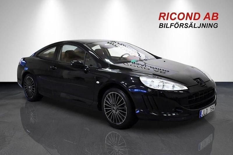 Begagnad Peugeot 407 204 HK (150 kW) 2008 Svart Sportkupé