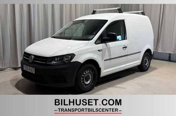 Vit Begagnad 2018 VW Caddy Minibuss | 119 000 kr (Superpris) - Bild 1/4