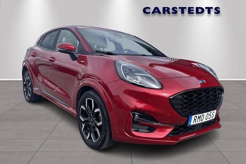 Röd Begagnad 2020 Ford Puma ST-Line SUV | 209 800 kr (Lite dyr) - Bild 1/4