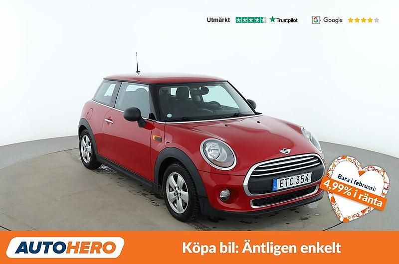 Begagnad Mini ONE 103 HK (75 kW) 2015 Röd Halvkombi