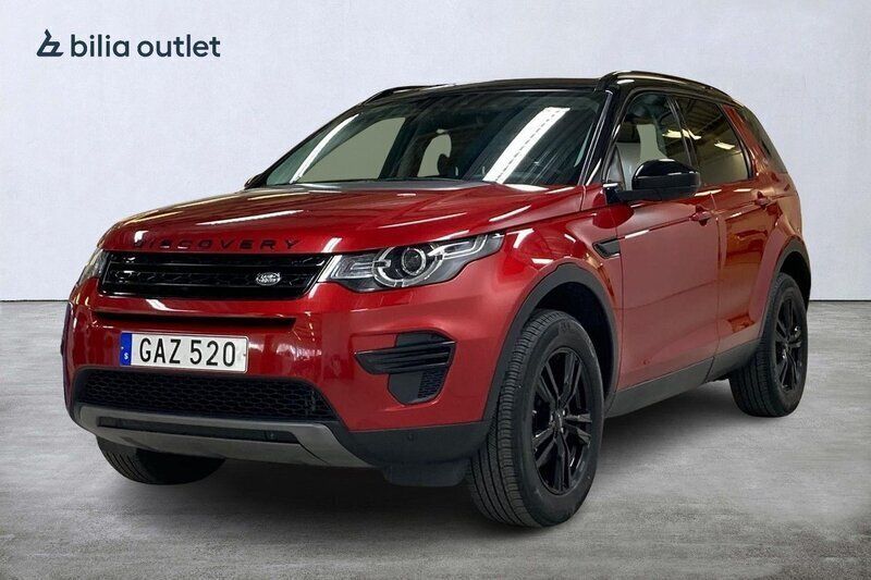 Röd Begagnad 2017 Land Rover Discovery Sport SUV | 199 900 kr (Marknadspris) - Bild 1/3