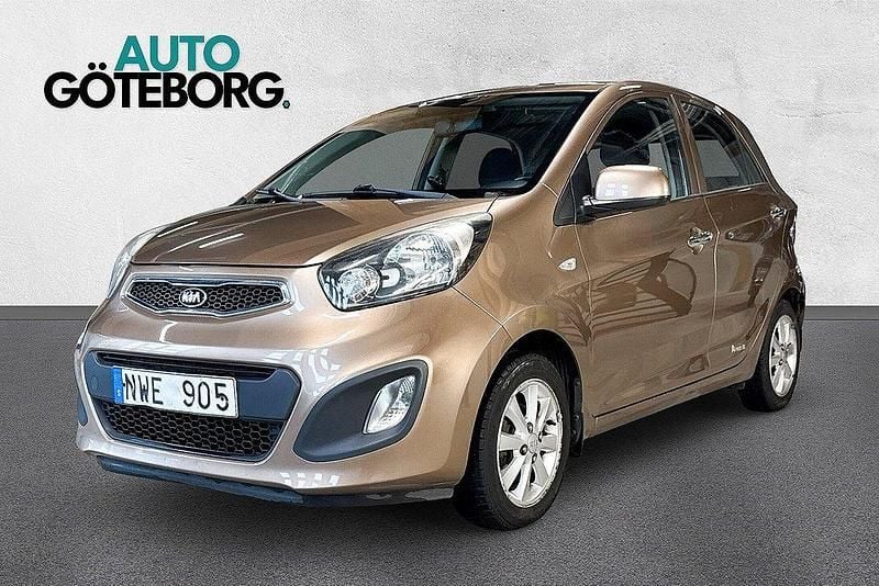 Brun Begagnad 2012 Kia Picanto Halvkombi | 39 900 kr (Bra pris) - Bild 1/3