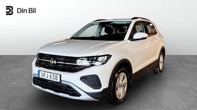 Vit Begagnad 2024 VW T-Cross Life SUV | 219 900 kr (Marknadspris) - Bild 1/4