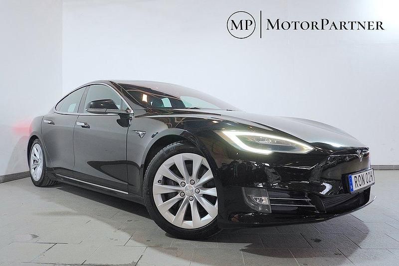 Svart Begagnad 2019 Tesla Model S Long Range Sedan | 359 900 kr (Marknadspris) - Bild 1/4