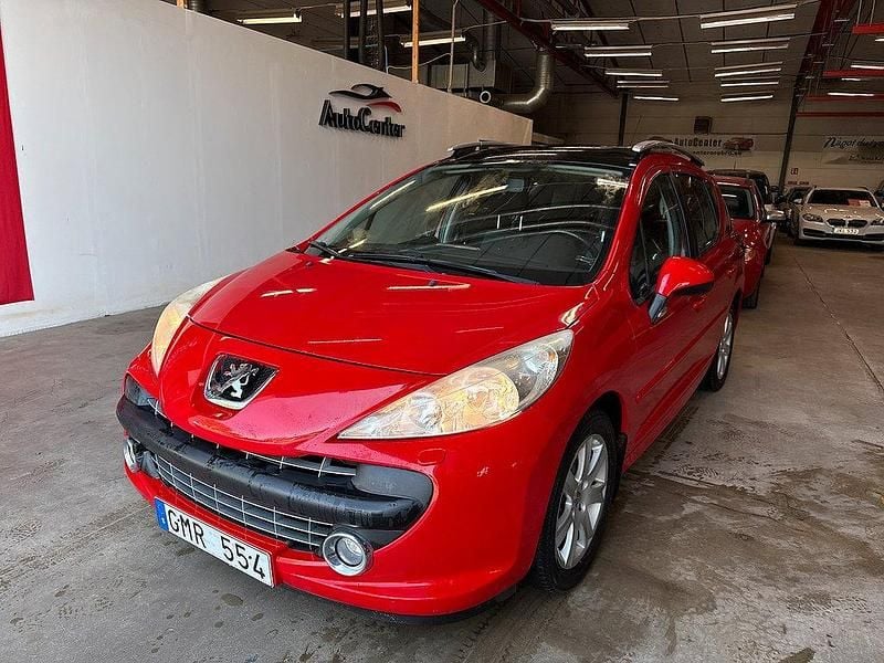 Röd Begagnad 2007 Peugeot 207 Kombi | 29 900 kr (Marknadspris) - Bild 1/4