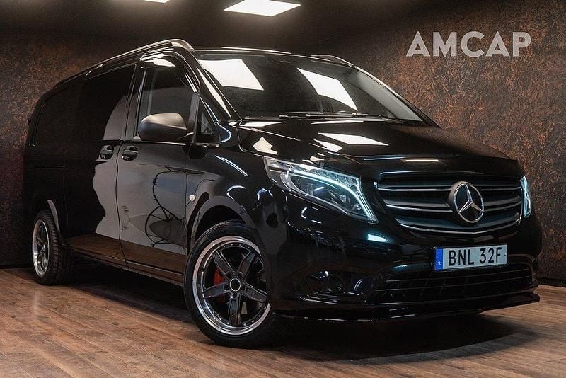Svart Begagnad 2021 Mercedes Vito Minibuss | 487 500 kr (Dyr) - Bild 1/4