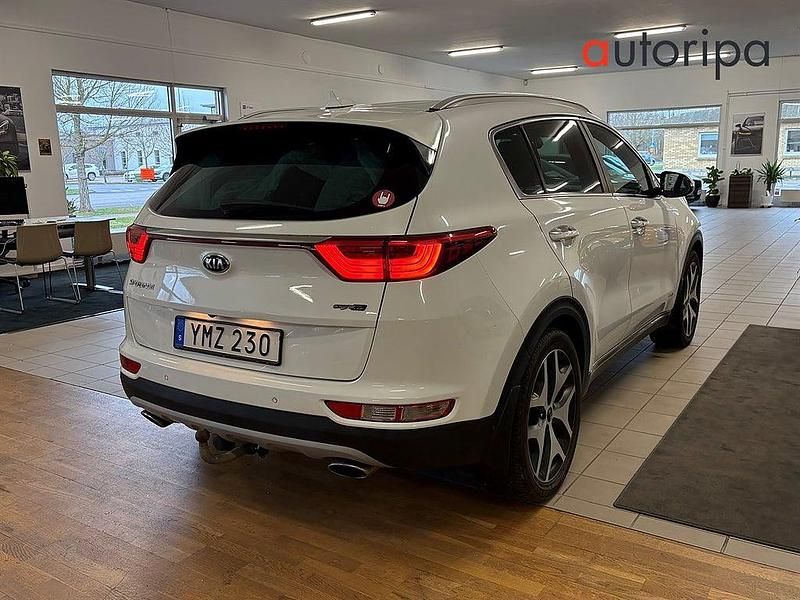 Begagnad Kia Sportage GT-Line 185 HK (136 kW) 2017 Vit SUV