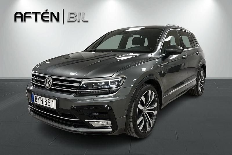 Grå Begagnad 2017 VW Tiguan R-line SUV | 238 800 kr (Marknadspris) - Bild 1/3