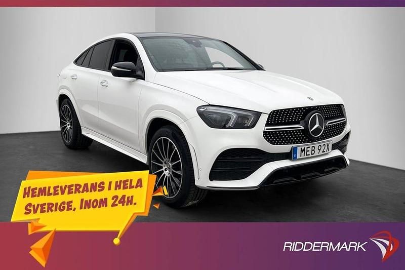 Vit Begagnad 2023 Mercedes GLE350 AMG Sportkupé | 799 800 kr (Marknadspris) - Bild 1/3