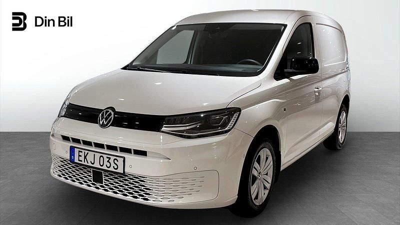 Vit (candyvit) Begagnad 2025 VW Caddy Minibuss | 349 900 kr (Marknadspris) - Bild 1/4