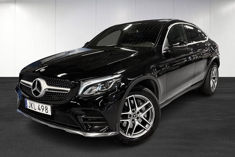 Begagnad Mercedes GLC250 AMG line 211 HK (155 kW) 2018 Svart Sportkupé