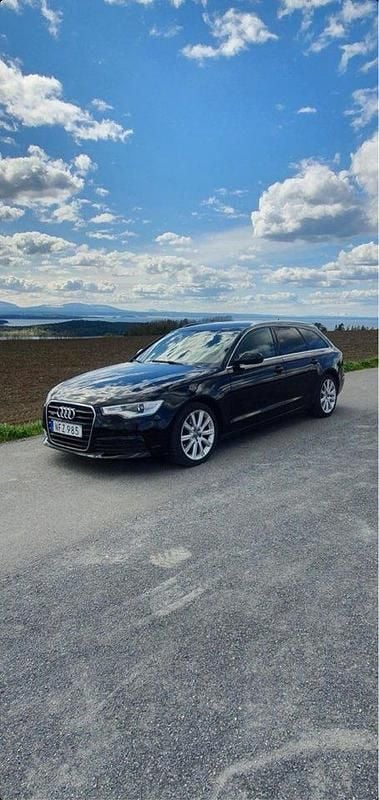 Svart Begagnad 2013 Audi A6 Ambition Kombi | 135 000 kr (Marknadspris) - Bild 1/3