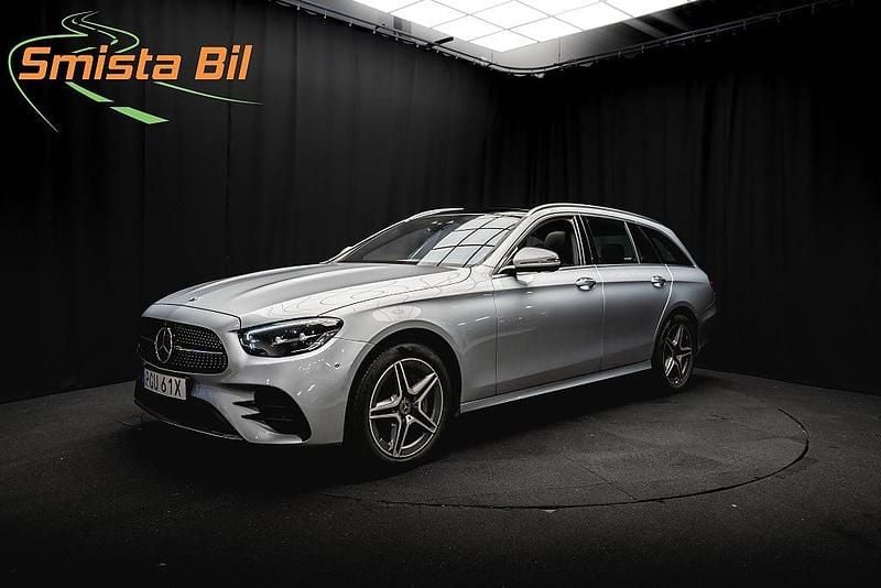 Silver Begagnad 2022 Mercedes E300 AMG Kombi | 499 800 kr (Marknadspris) - Bild 1/3