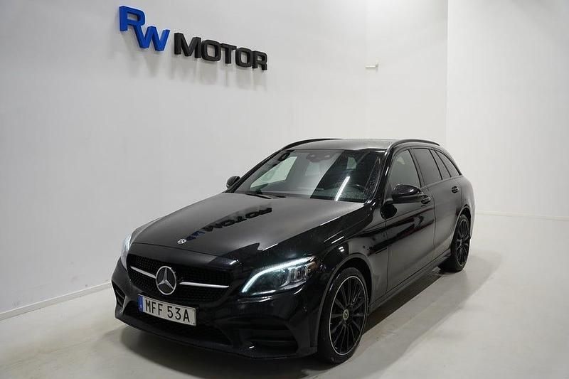 Begagnad Mercedes C220 AMG 194 HK (142 kW) 2021 Svart Kombi