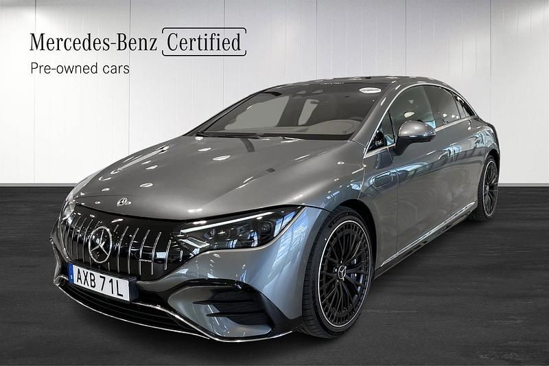 Grå Begagnad 2023 Mercedes EQE AMG 53 AMG Sedan | 790 000 kr - Bild 1/4
